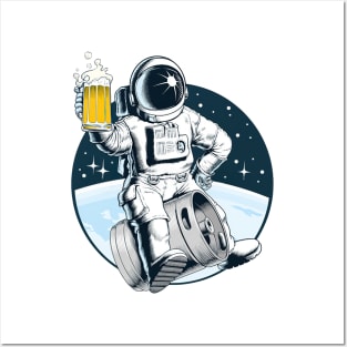 Astronaut Beer Posters and Art